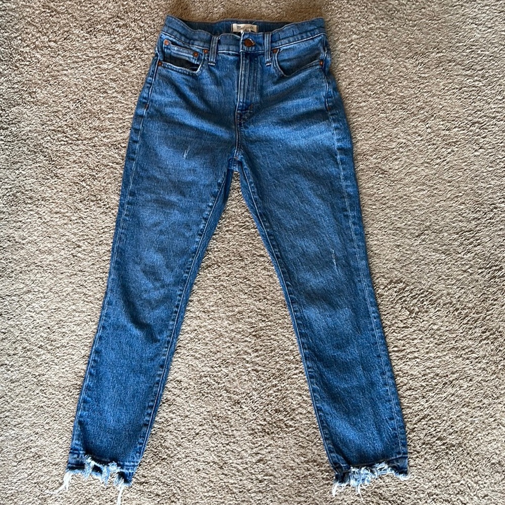 Madewell the high-rise slim boyfriend jeans